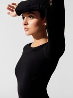 Long Sleeve Magnetic Top - BLACK - Image 3