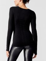 Long Sleeve Magnetic Top - BLACK - Image 5