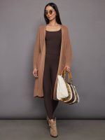 Janice Duster Cardigan - Cinnamon - Image 6