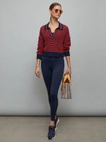Striped Cotton Pullover - DARK BLUE MULTI - Image 4