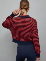 Striped Cotton Pullover - DARK BLUE MULTI - Image 3