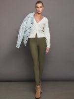 Celeste Boucle V Neck Cardi - Chalk - Image 6