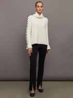 Vida Boucle Whip Stitch Pullover - Sea Salt Multi - Image 8