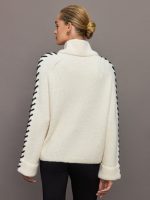 Vida Boucle Whip Stitch Pullover - Sea Salt Multi - Image 6