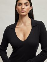 Polo Dress - Black - Image 5