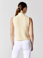 Sleeveless Half Zip - Butter - Image 4