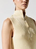 Sleeveless Half Zip - Butter - Image 5