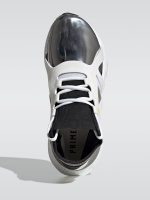 Ultraboost 21 Metallic Sneaker - Ftwwht-Silvmt-Eqtyel - Image 4