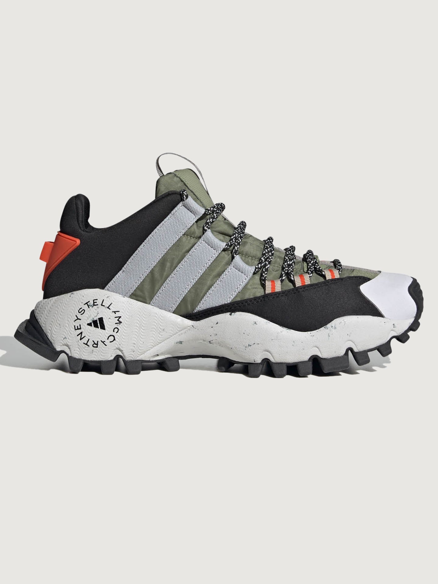 ADID-H06158-GRNGRNLT-adidas-by-Stella-McCartney-Seeulater-color-TENT-GREEN-LGH-SOLID-GREY-CORE-BLACK_333 adidas by Stella McCartney Seeulater - TENT GREEN LGH SOLID GREY CORE BLACK - Image 1