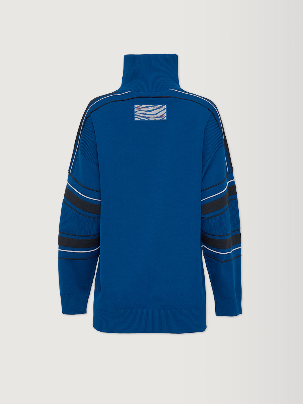 Adidas By Stella Mccartney Knit Mix Pullover - Mystery Blue - Image 4