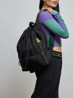 Adidas By Stella Mccartney Gymsack - Black/Black/Yellow - Image 6