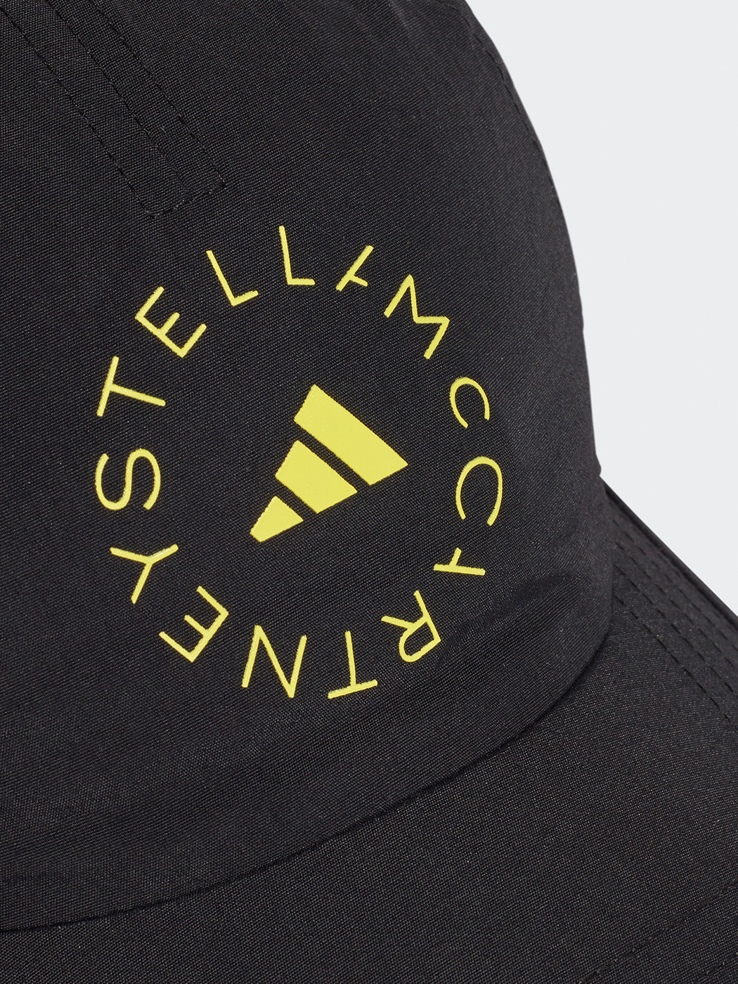 Adidas By Stella Mccartney Cap - Black/Black/Shock Yellow - Image 3