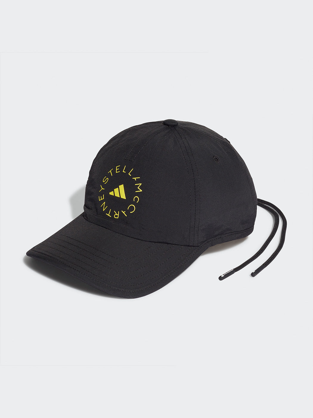 Adidas By Stella Mccartney Cap - Black/Black/Shock Yellow - Image 1