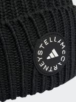 Adidas By Stella Mccartney Beanie - Black/Black/White - Image 2