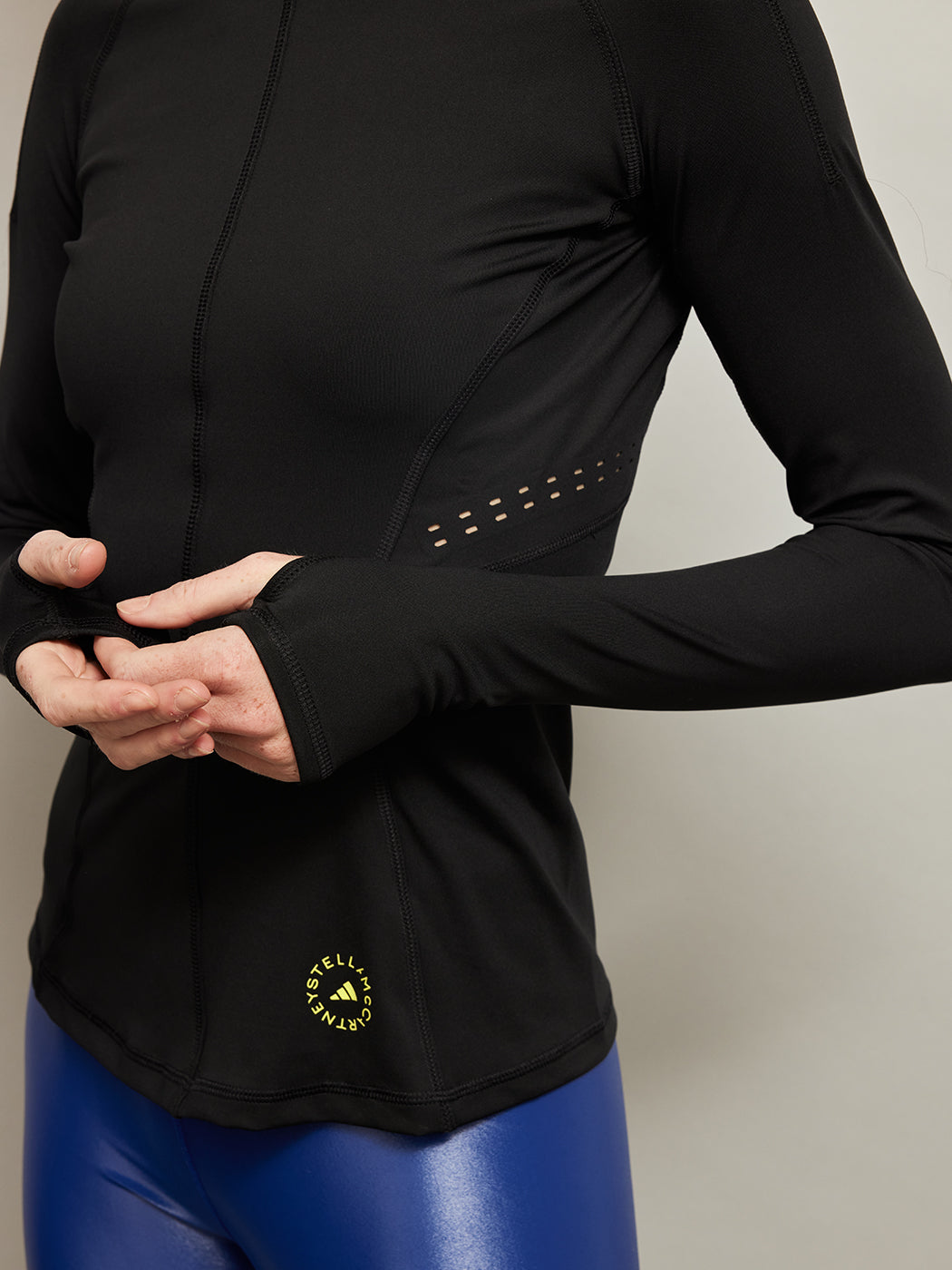 Adidas By Stella Mccartney Trueprupose Training Longsleeve - Black - Image 7