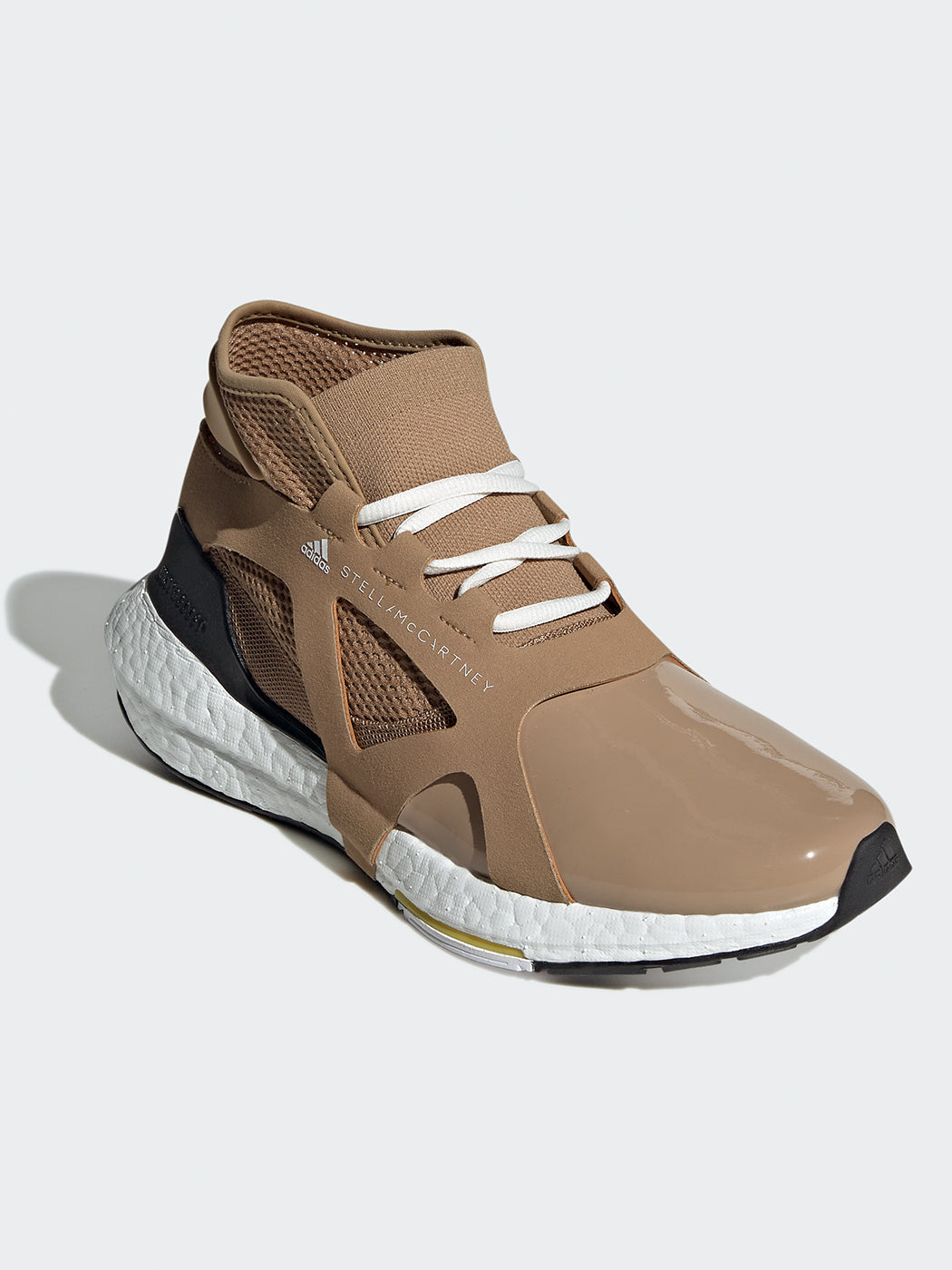 Adidas By Stella Mccartney Ultraboost 21 - Brown/White Vapour/Yellow - Image 1