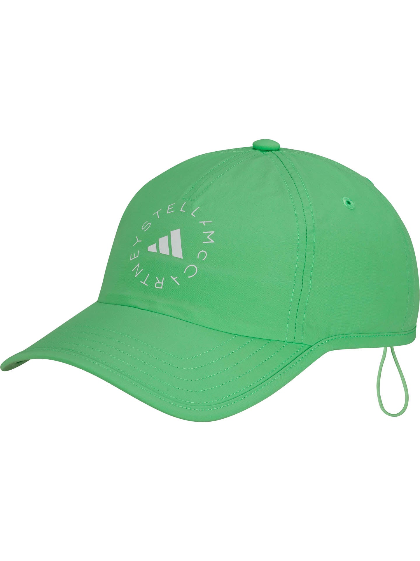 ADID-HR4310-GRN-22SS-ONE-adidas-by-Stella-McCartney-Cap-color-SEMI-FLASH-GREEN-WHITE-SEMI-FLASH_GREEN adidas by Stella McCartney Cap - SEMI FLASH GREEN/WHITE/SEMI FLASH GREEN - Image 1