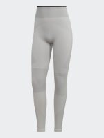 TrueStrength Seamless Yoga 7/8 Tight - MGH SOLID GREY/WHITE-BLACK - Image 7