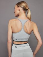 TrueStrength Seamless Yoga Medium Support Sports Bra - MGH SOLID GREY/WHITE/BLACK - Image 5