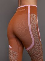 aSMC TrueStrength Seamless Yoga Leggings - dark caramel sac/dove grey/semi pink glow - Image 5