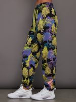 aSMC Sweatpant printed - black shock slime deep lilac blue bay-smc - Image 3