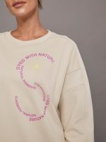adidas by Stella McCartney Sportswear Sweatshirt (UNITEFIT) - F MAGIC BEIGE - Image 3
