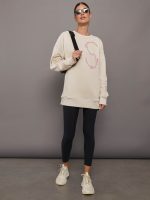 adidas by Stella McCartney Sportswear Sweatshirt (UNITEFIT) - F MAGIC BEIGE - Image 6
