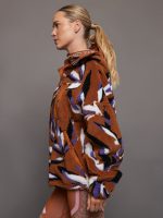 aSMC Jacquard Fleece - dark caramel sac/white/deep lilac/black - Image 3