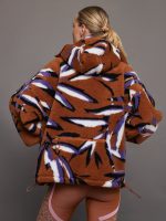 aSMC Jacquard Fleece - dark caramel sac/white/deep lilac/black - Image 4