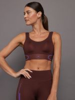 aSMC TruePace High Support Sports Bra - bitter chocolate-smc/deep lilac - Image 3