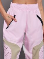 adidas by Stella McCartney Woven Trackpant - True Pink/Trace Khaki/Chalk Pearl - Image 7