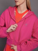 adidas by Stella McCartney Sportswear Cropped Hoodie - Real Magenta - Image 4
