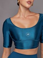 adidas by Stella McCartney Crop Top - Tech Mineral - Image 5