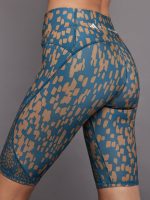 adidas by Stella McCartney TruePurpose Optime Training Bike Leggings printed - Tech Mineral/Timber - Image 3