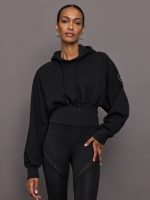 aSMC TrueLife Cropped Hoodie - Black