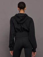 aSMC TrueLife Cropped Hoodie - Black - Image 6