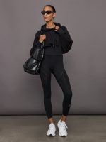aSMC TrueLife Cropped Hoodie - Black - Image 3