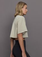 aSMC Crop Tee - Desert Sand - Image 4