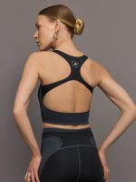 aSMC Two-Tone Zipped Crop - Black/Carbon - Image 3