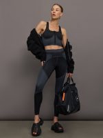 aSMC Two-Tone Zipped Crop - Black/Carbon - Image 7