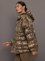 aSMC TrueNature Full-Zip Print Winter Fleece - Soft Powder/Brown Moss - Image 6