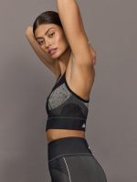 aSMC TrueStrength Seamless Yoga Bra - Black/White - Image 4