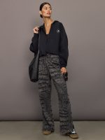 aSMC Loose Sweatpant Printed - Black/Charcoal - Image 3