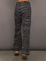 aSMC Loose Sweatpant Printed - Black/Charcoal - Image 5