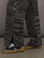 aSMC Loose Sweatpant Printed - Black/Charcoal - Image 7