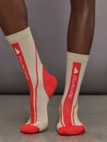 aSMC Crew Socks - Desert Sand-Smc/Active Red/White