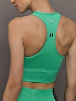 aSMC High Neck Crop Top - Bright Green/Carbon - Image 7