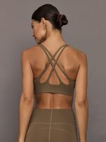 aSMC TrueStrength Yoga Bra - Brown Moss - Image 3