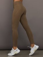 aSMC TrueStrength Yoga 7/8 Leggings - Brown Moss - Image 5