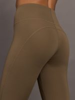 aSMC TrueStrength Yoga 7/8 Leggings - Brown Moss - Image 4